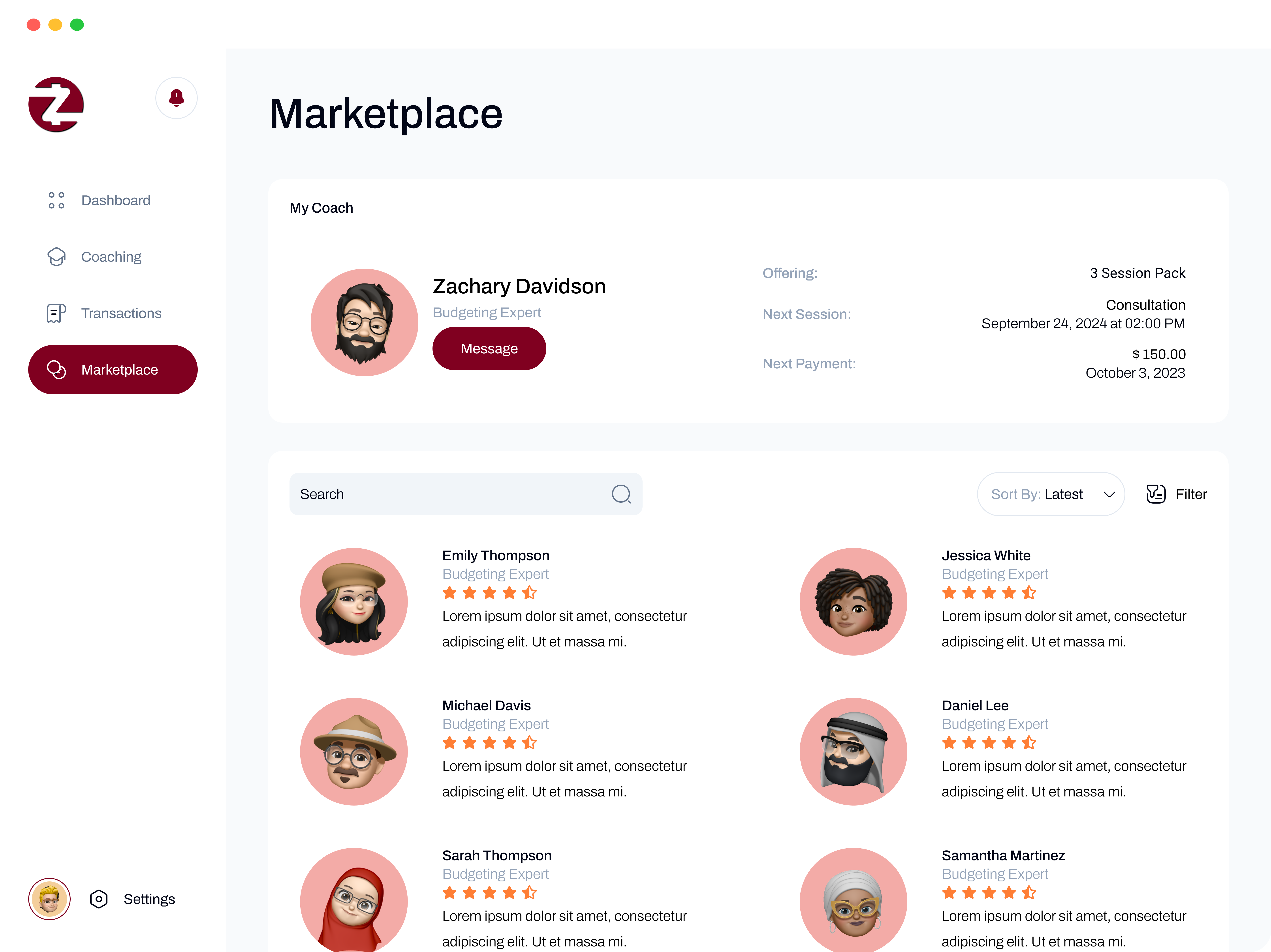 Coach Marketplace