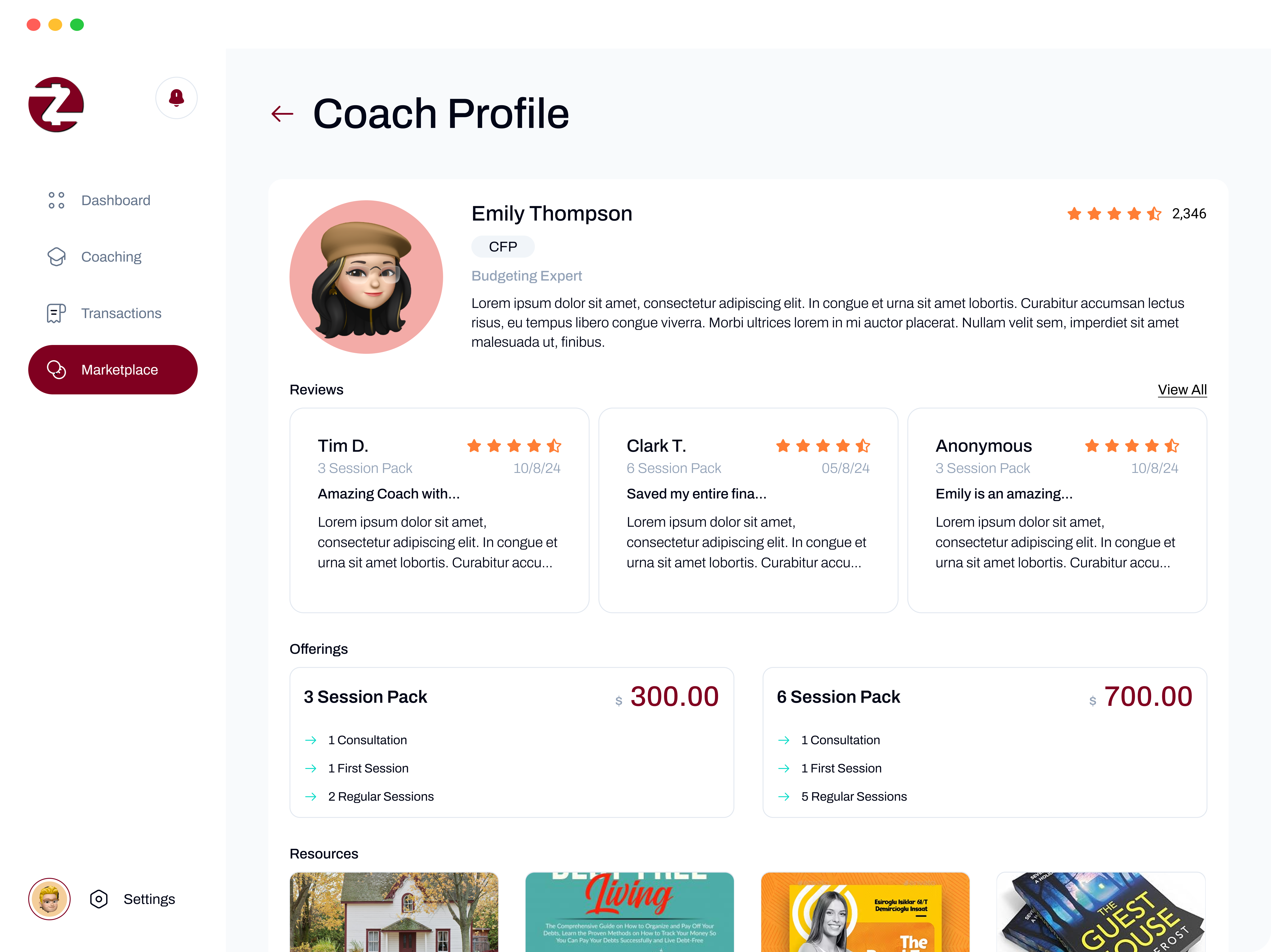 Coach Profile